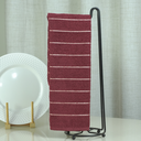 Ver mais imagens de Kit 5 Pçs Pano de Copa Prato para Cozinha Bonjour Atoalhado Felpudo 100% Algodão: Kit 5 - Vermelho