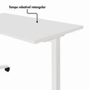 Ver imagem 5 de Escrivaninha Rebatível Escritório e Home Office 120 cm X 60 cm Design Moderno Base Móvel Metá