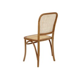 Cadeira Country Madeira Betula Rattan Natural para Mesa de Jantar Cozinha Eventos - 3