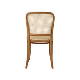 Cadeira Country Madeira Betula Rattan Natural para Mesa de Jantar Cozinha Eventos - 5