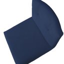 Ver imagem 6 de Kit 06 Banquetas Luma Base de Ferro Sued Azul Marinho - D'classe Decor