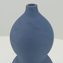 Ver imagem 4 de Vaso Decorativo Enfeite Planta Aparador Esferas Cerâmica 28x14x14cm Azul