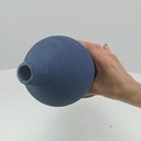 Ver imagem 5 de Vaso Decorativo Enfeite Planta Aparador Esferas Cerâmica 28x14x14cm Azul