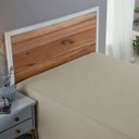 Ver imagem 2 de Lençol de Baixo 200 Fios Casal sem Elástico 100% Algodão Avulso Roupa de Cama Box:avela