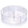 Organizador giratório porta maquiagem com 4 divisórias cristal Plasutil ref.15422 - 1