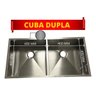 Cuba Dupla 40X40 Para Marmore Aço 304 Nova Decor Cuba para diversos ambientes - 3