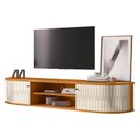 Ver imagem 1 de Rack Bancada Suspensa Algarve Cinamomo Off White – Madetec