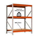 Ver imagem 3 de Porta Pallet com 03 Bandejas – 2,00×1,80×0,80cm – AMAPÁ – 11112