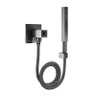 Ducha Manual com Desviador Docol Square 604270 Grafite Escovado - 1