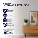Ver imagem 2 de Tinta Acrílica Standard Fosca 3,6L Cor Cinza Preguiçoso Antimofo Baixo Odor Durín