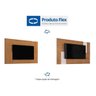 Rack Ilhabela com Painel para TV até 55 Polegadas 1 Porta Basculante Delfos Colibri Móveis - 5