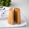 Saleiro E Pimenteiro De Bambu Cônico Para Temperos Cozinha - 6