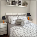 Ver imagem 3 de Abajur Quarto Tradicional Clássico Cúpula Tecido