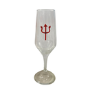 Ver imagem 1 de Taça Pomba Gira Tridente Champagne Buffet Vidro Nadir 186 Ml
