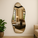 Ver imagem 6 de Espelho Grande Corpo Inteiro Lapidado Orgânico Decorativo 150x60cm Luxo