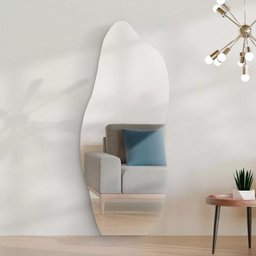 Espelho Grande Corpo Inteiro Lapidado Orgânico Decorativo 150x60cm Luxo - 6