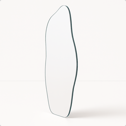 Espelho Grande Corpo Inteiro Lapidado Orgânico Decorativo 150x60cm Luxo - 11