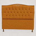 Ver imagem 2 de Cabeceira Cama Solteiro Greta 90cm Estofada Bouclê Moscow Design Clássico