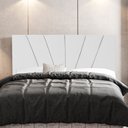 Ver imagem 2 de Cabeceira Cama Box Casal Dallas 140cm Corano Branco - Desk Design