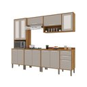 Ver imagem 3 de Cozinha Completa 12 Portas Cooktop 5 Bocas Paris 5 Peças Salleto:cinamomo/off