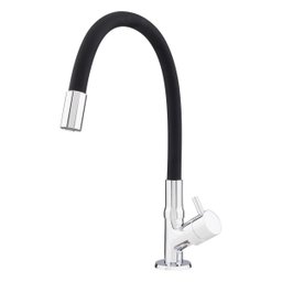 Torneira Cozinha Mesa Flexível Bica Alta Cromo Flex 99 Fani - 3
