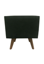 Ver imagem 1 de Puff Pé Palito Quadrado Não É Segredo Suede Amassado Preto 40x45