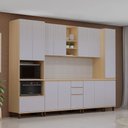 Ver imagem 1 de Cozinha Completa 100% MDF 6 Peças com Torre Quente e Tampo 310cm Aura Luciane Móveis