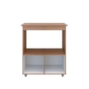 Ver imagem 4 de Multiuso Compacto Ângela 2 Portas 3 Prateleiras MDP 75cm Off White