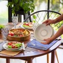Ver imagem 4 de Prato Fundo Tramontina Lineare em Porcelana Decorada 21cm Cozinha Servir Mesa Posta Sopa Caldos