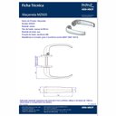 Ver imagem 2 de Fechadura Interna Standard Mz 920 Cromado Papaiz