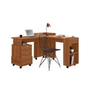 Ver imagem 2 de Mesa de Computador em L Alessa - Lukaliam Móveis - Tampo Mdf 25mm Jequitiba