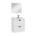 Ver imagem 2 de Kit Armario Banheiro C/bancada Sintética Provençal 66 Branco