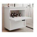 Ver imagem 4 de Kit Armario Banheiro C/bancada Sintética Provençal 66 Branco