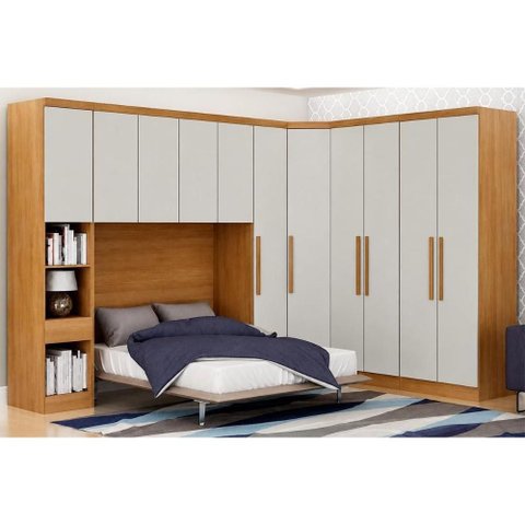 Quarto Modulado N. Horizonte Rizon 6 Peças QM18 Cumaru