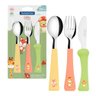 Jogo de Talheres Infantil Tramontina Baby Friends 03 Peças - 1