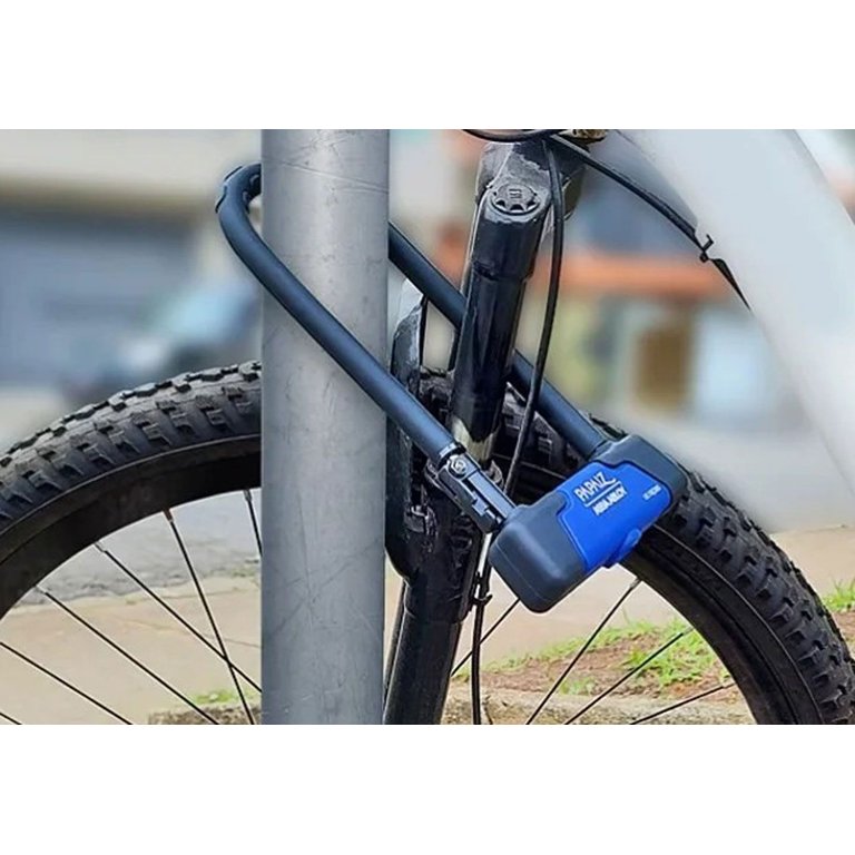 Cadeado Trava U-lock Papaiz P/ Bicicleta e Motocicleta Ul10/285