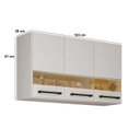 Ver imagem 3 de Armário Aéreo 3 Portas Alice Chf Móveis