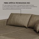 Ver mais imagens de Sofá Cama Retrátil em Madeira Eucalipto e Veludo 210cm Uruguai