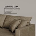 Ver imagem 7 de Sofá Cama Retrátil em Madeira Eucalipto e Veludo 210cm Uruguai
