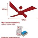 Ver imagem 4 de Ventilador de Teto 4 Pás Volare Dourado Tech New Office