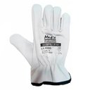 Ver imagem 3 de Luva Vaqueta G Extra Macia Couro Pro Ca 48923 Profissional Obra Construçao