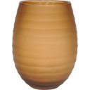 Ver imagem 1 de Vaso Decorativo Enfeite 22x17x17cm Vidro Âmbar Sanvalero