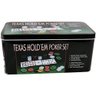 Jogo de Poker Texas Holdem Poker Set na Lata 200 Peças - 3