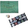 Jogo de Poker Texas Holdem Poker Set na Lata 200 Peças - 2