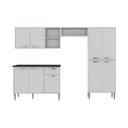 Ver imagem 5 de Cozinha Compacta com Armário e Balcão Xangai Multimóveis VM2840 Branca