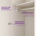 Ver imagem 7 de Quarto de Bebê Completo 1 Berço 1 Cômoda e 1 Guarda Roupa Baby Ananda Casatema MadeiraOriginals Branco/Offwhite/Mel