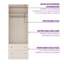 Ver imagem 6 de Quarto de Bebê Completo 1 Berço 1 Cômoda e 1 Guarda Roupa Baby Ananda Casatema MadeiraOriginals