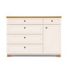 Quarto de Bebê Completo 1 Berço 1 Cômoda e 1 Guarda Roupa 2 Portas Baby Ananda Casatema - 18