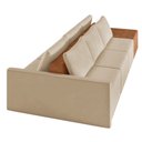 Ver imagem 7 de Sofá Ilha 3 Lugares Living 312cm Modulado para Sala Lary Veludo K01 - D’Rossi
