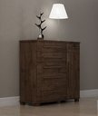 Ver imagem 2 de Cômoda para Quarto com Sapateira 6 Gavetas - 046-Canion - Star Móveis